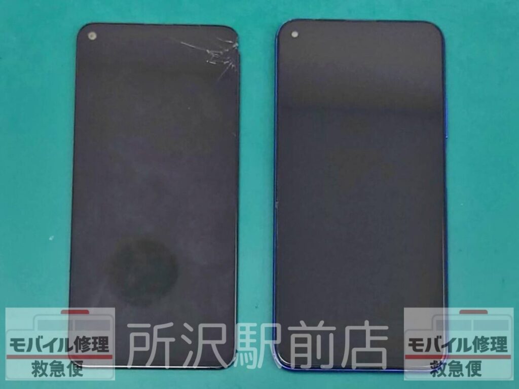 所沢でAndroidの画面交換　Huawei　モバイル修理救急便/Huawei-screen-replacement-tokorozawa