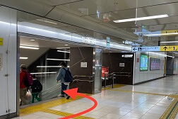 メルサ栄店 アクセス 2:少し進み左にお曲がりください。