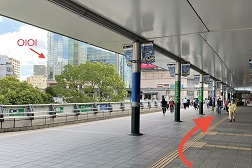 マルイファミリー溝口店 アクセス 2:2Fデッキに出るとすぐ右側にマルイファミリー溝口が見えます。