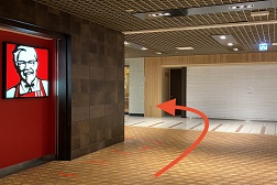 川崎アゼリア店 アクセス 5:突き当たりまで進むと左側にケンタッキーフライドチキンがございますので左にお曲がりください。