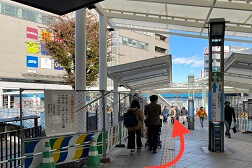 アトレ川越店 アクセス 3:そのまま矢印の方へお進みください。