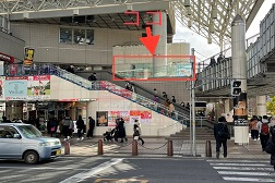 アトレ川越店 アクセス 10:クレアモール入口からすぐ目の前にございます。