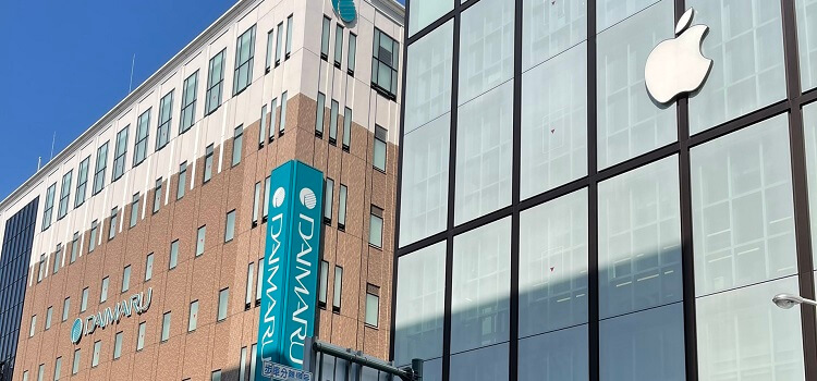 iPhone修理救急便 大丸京都店 (阪急京都線 烏丸駅・地下鉄烏丸線 四条駅 近く) の店舗外観写真