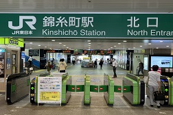 錦糸町駅前店 アクセス 1:JR錦糸町駅北口改札口よりご案内します。