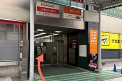 千葉駅前店 アクセス 5:こちらの入口からお入りください。