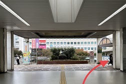 藤沢 ODAKYU湘南GATE店 アクセス 3:正面の建物がODAKYU湘南GATEです。