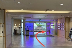 東武百貨店船橋店 アクセス 5:こちらより外に出て右へお進みください。