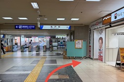 アトレ亀戸店 アクセス 4:少し進むと当店がございます。