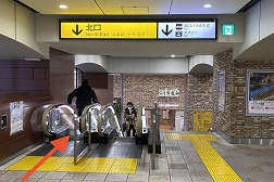 アトレ吉祥寺店 アクセス 3:エスカレーターで1階にお下りください。