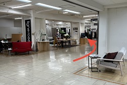 大丸京都店 アクセス 6:少し進んで右に曲がった後、すぐに左へお曲がり下さい。